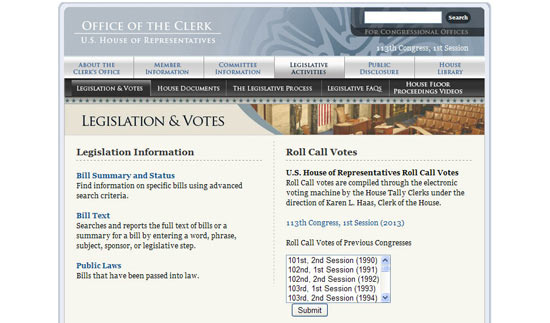 How to Read Roll Call Votes on Clerk Website