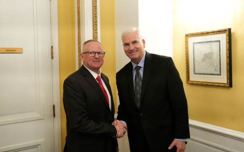 Rep. Tom Emmer and Bruce Price